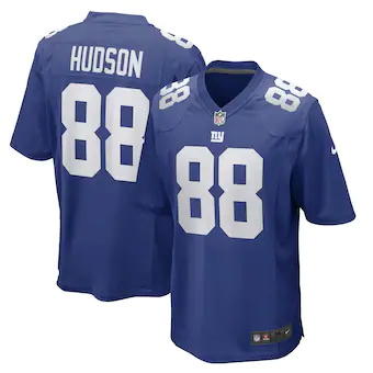 mens nike tanner hudson royal new york giants game player j